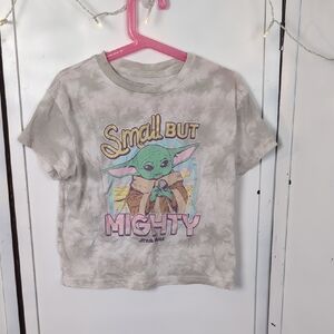 Star Wars Kids Gray Tie-Dye T-Shirt - Small But Mighty
